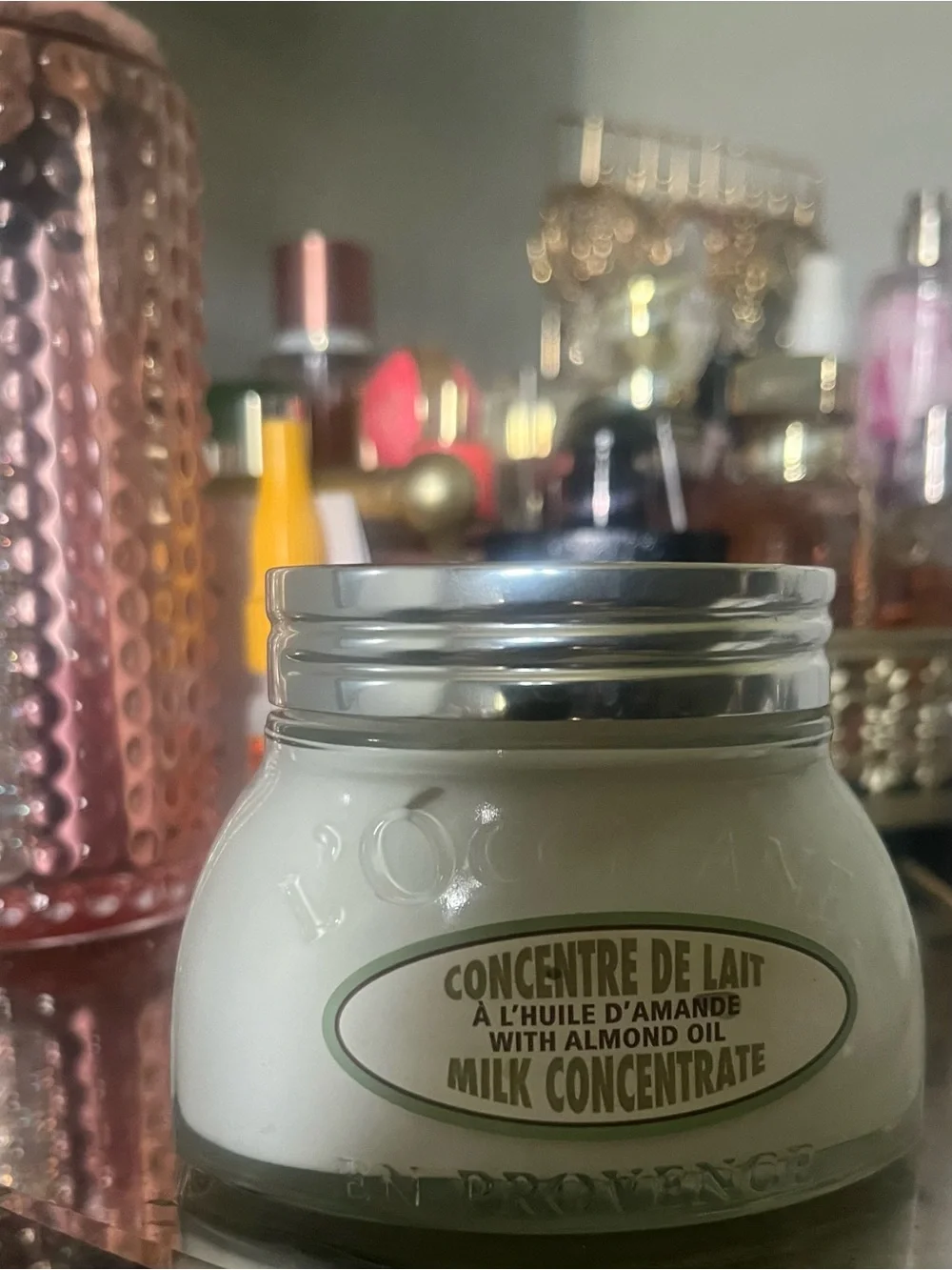 L'Occitane Almond Milk  Body Cream Concentrate - White